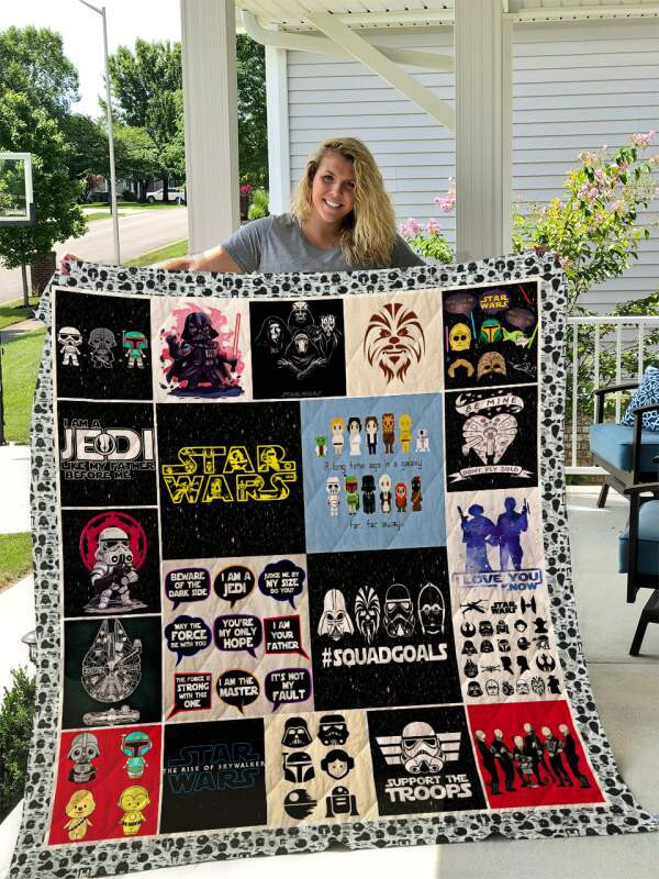 Star Wars 3D Customized Quilt Blanket Size Single, Twin, Full, Queen, King, Super King  