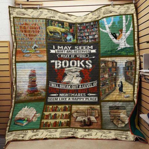 Book Nightmares 3D Customized Quilt Blanket Size Single, Twin, Full, Queen, King, Super King  