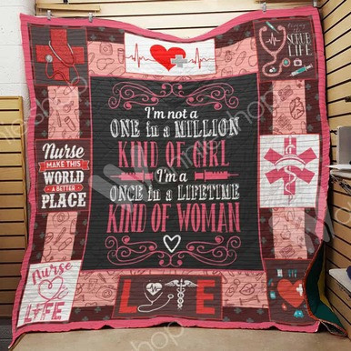 Kind Of Woman Kind Of Girl Custom Quilt Qf7893 Quilt Blanket Size Single, Twin, Full, Queen, King, Super King  