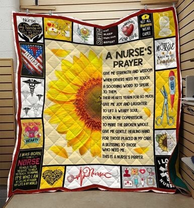 Nurse Always Believe In Yourself Custom Quilt Qf8013 Quilt Blanket Size Single, Twin, Full, Queen, King, Super King  