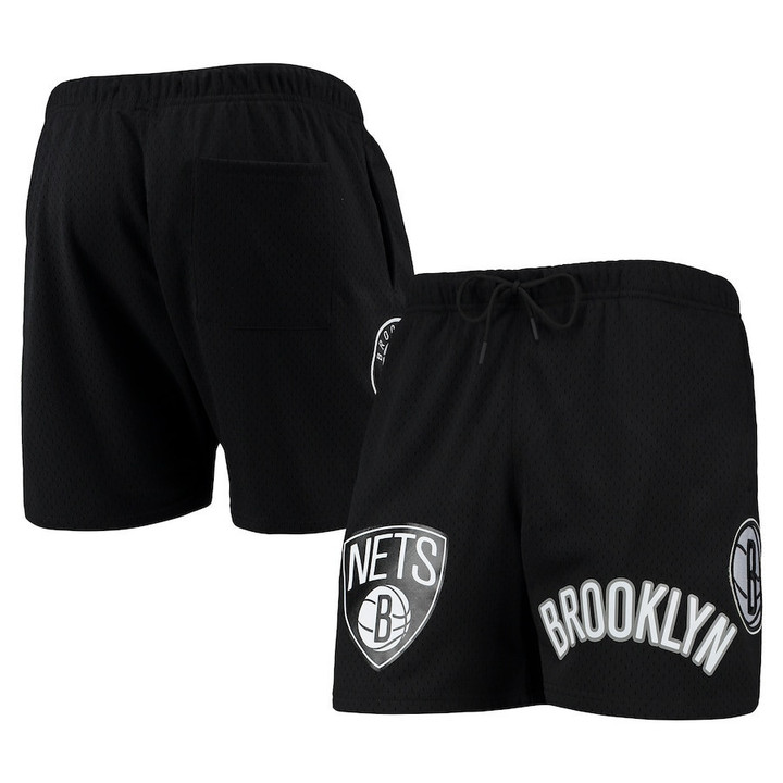 Brooklyn Nets Pro Standard Mesh Capsule Shorts - Black