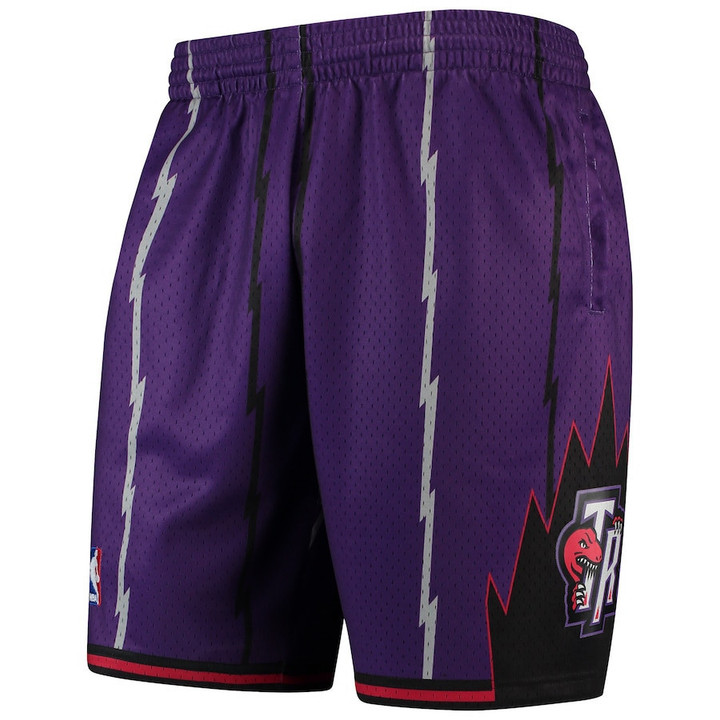 Toronto Raptors  Hardwood Classics Team Swingman Shorts - Purple