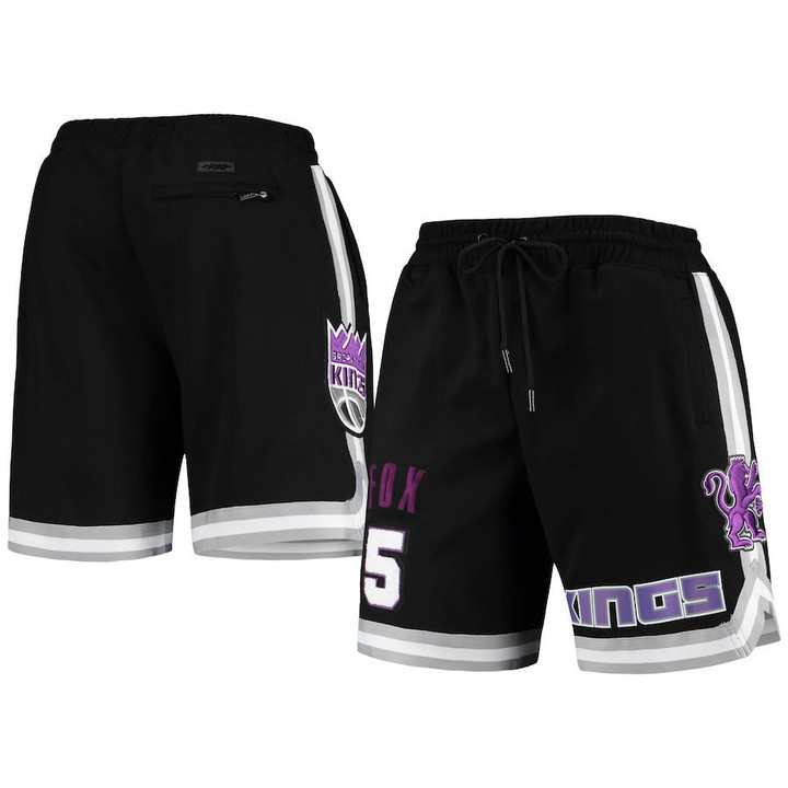 DeAaron Fox Sacramento Kings Pro Standard Team Player Shorts - Black