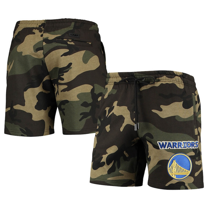 Golden State Warriors Pro Standard Team Shorts - Camo