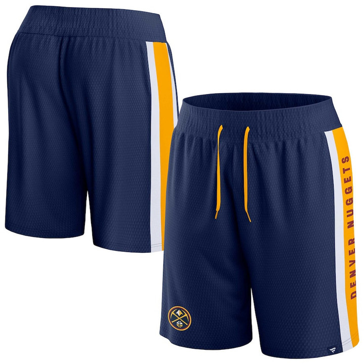 Denver Nuggets s Branded Referee Iconic Mesh Shorts - Navy