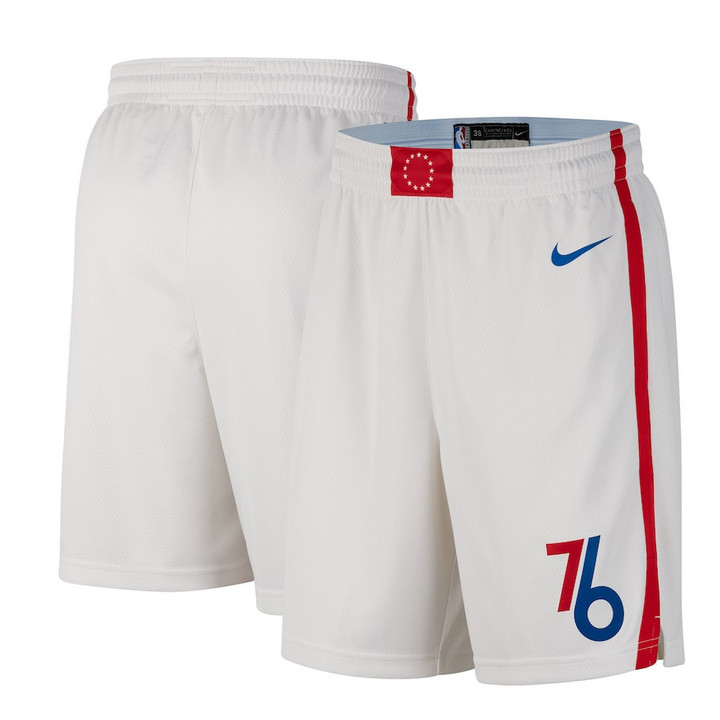 Philadelphia 76ers  2022/23 City Edition Swingman Shorts - White