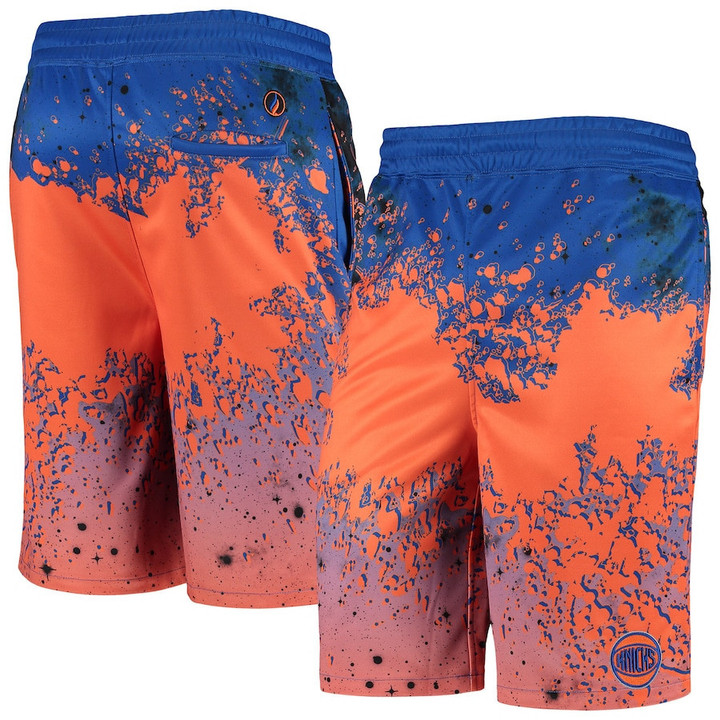 New York Knicks FISLL Oversized Shorts - Orange