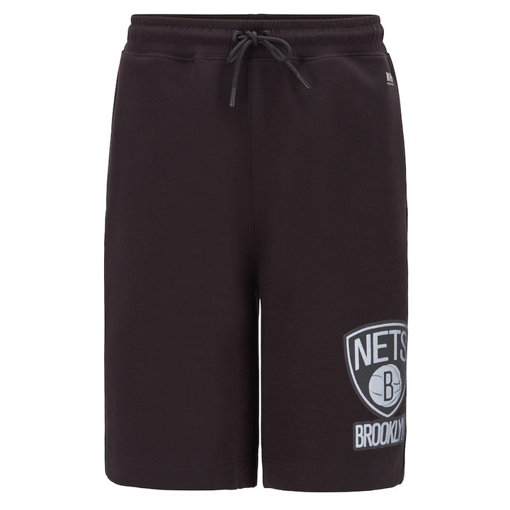 Brooklyn Nets NBA x Hugo Boss Slam Dunk Shorts - Black