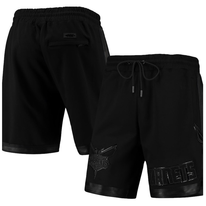 Charlotte Hornets Pro Standard Triple Black Gloss Shorts