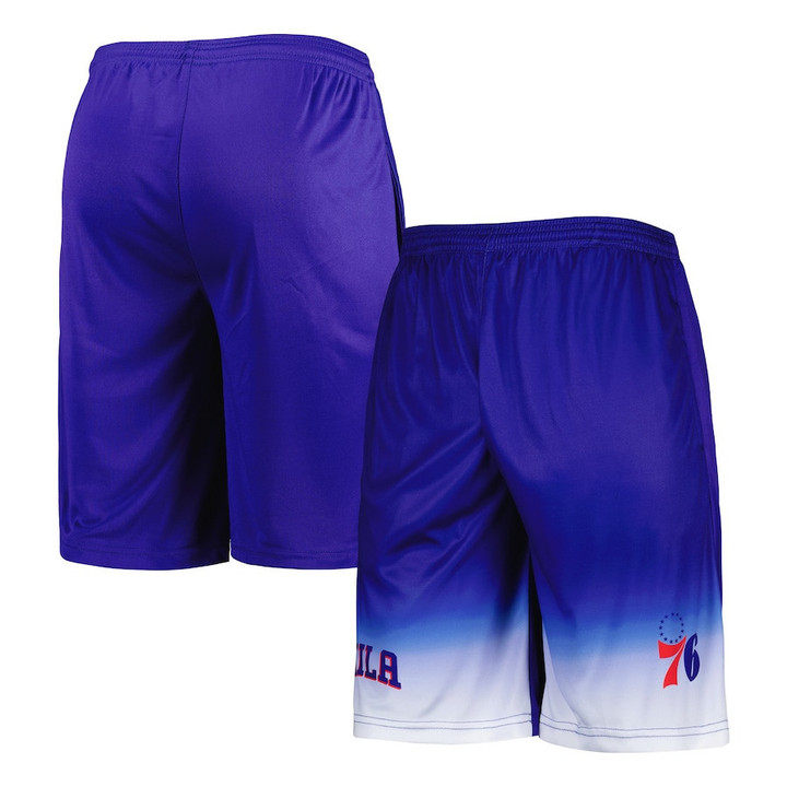 Philadelphia 76ers s Branded Fadeaway Shorts - Royal