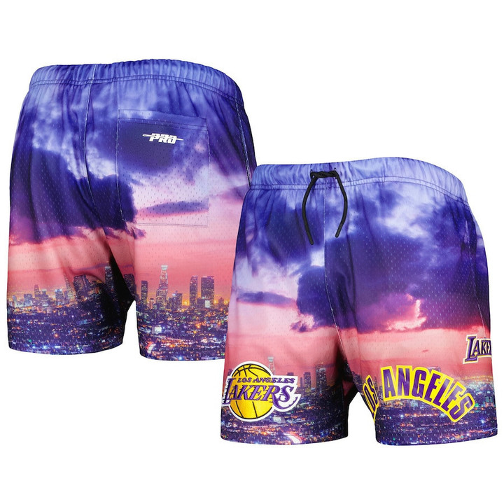 Los Angeles Lakers Pro Standard Cityscape Shorts