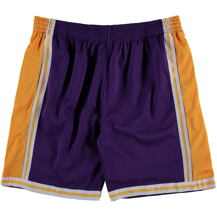 Los Angeles Lakers  Big & Tall Hardwood Classics Swingman Shorts - Purple