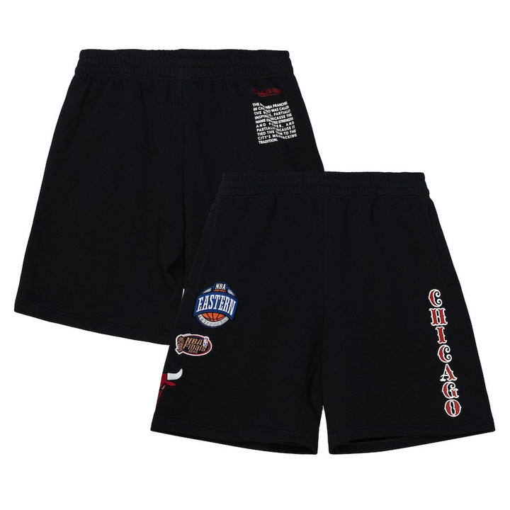 Chicago Bulls  Team Origins Fleece Shorts - Black