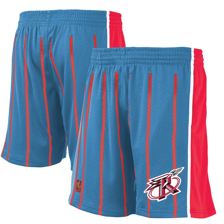 Houston Rockets  Hardwood Classic Reload Swingman Shorts - Blue