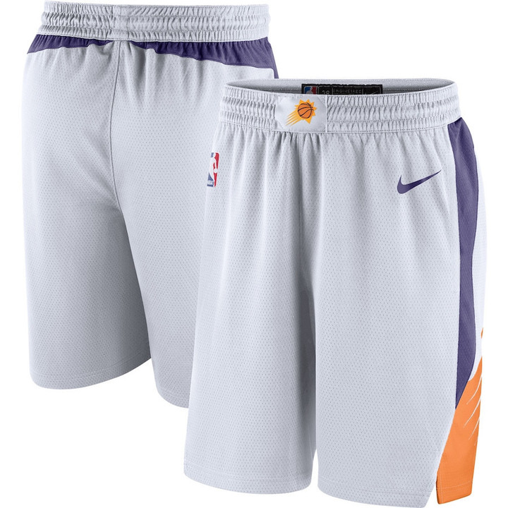 Phoenix Suns  White/Purple 2020/21 Association Edition Performance Swingman Shorts