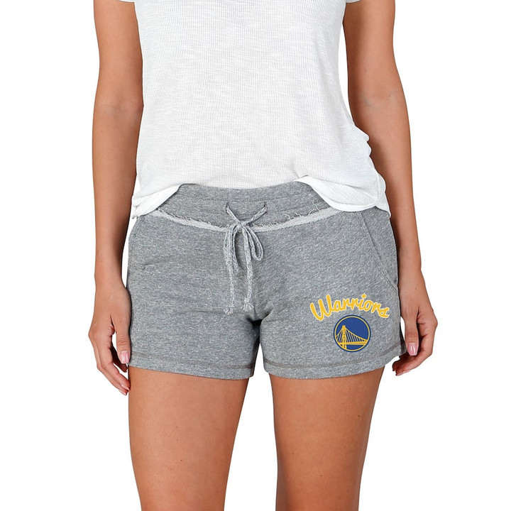 Golden State Warriors Concepts Sport Women's Mainstream Terry Shorts - Gray