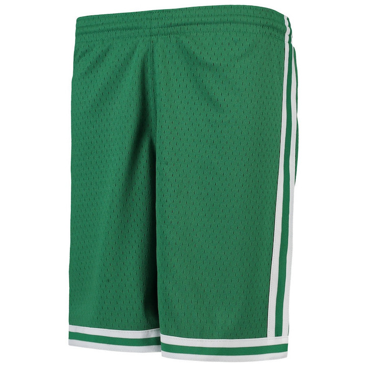 Boston Celtics  Youth Hardwood Classics Swingman Shorts - Green