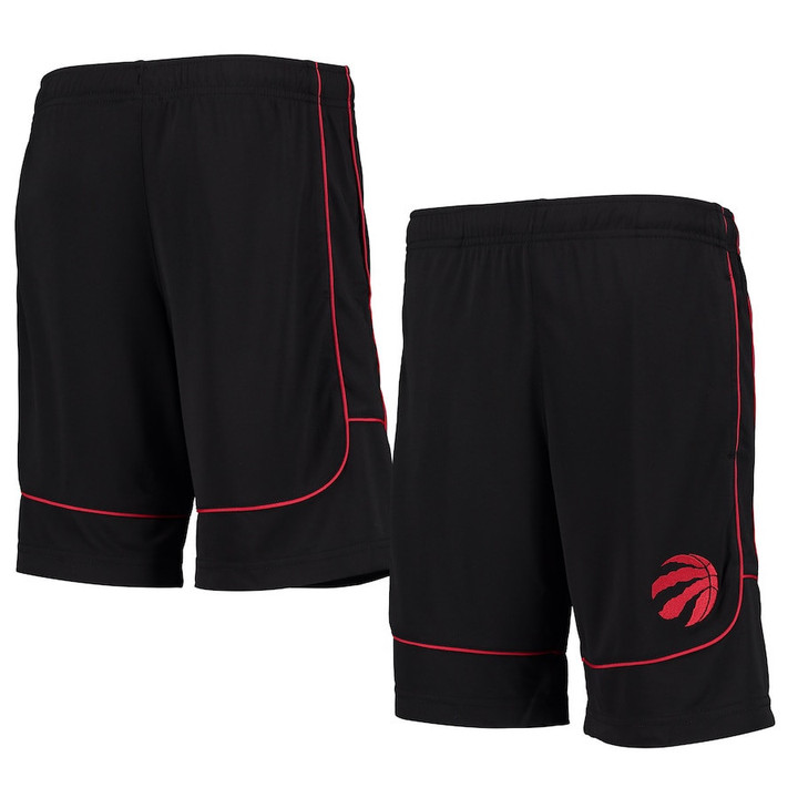 Toronto Raptors Youth Boomin Out Dazzle Shorts - Black