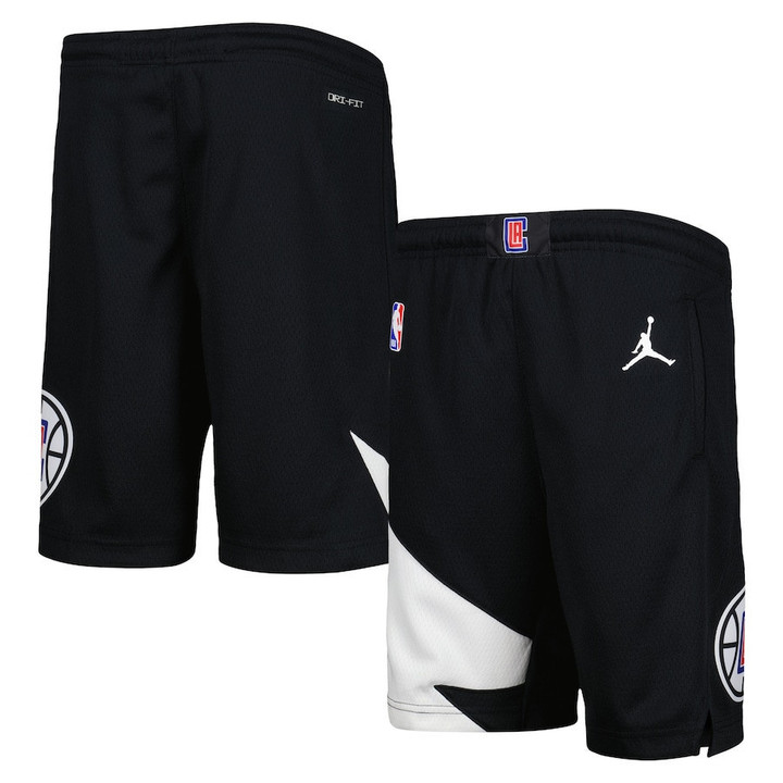 LA Clippers  Youth Statement Edition Swingman Performance Shorts - Black