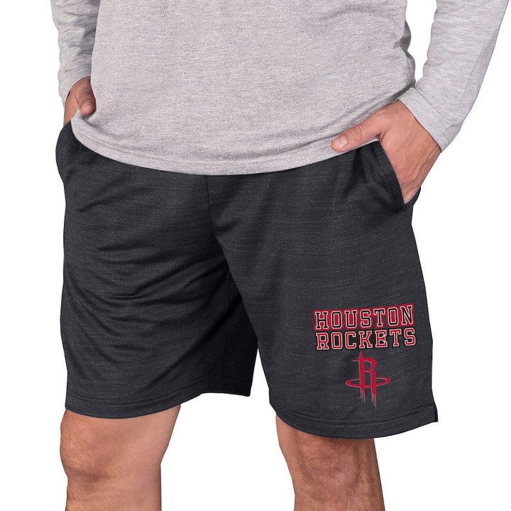 Houston Rockets Concepts Sport Bullseye Knit Jam Shorts - Charcoal