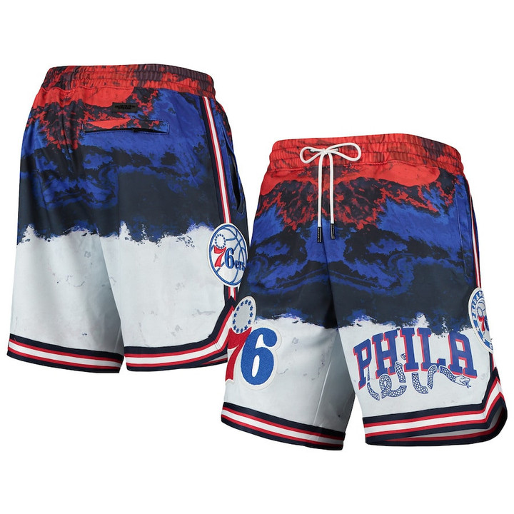 Philadelphia 76ers Pro Standard Americana Dip-Dye Shorts