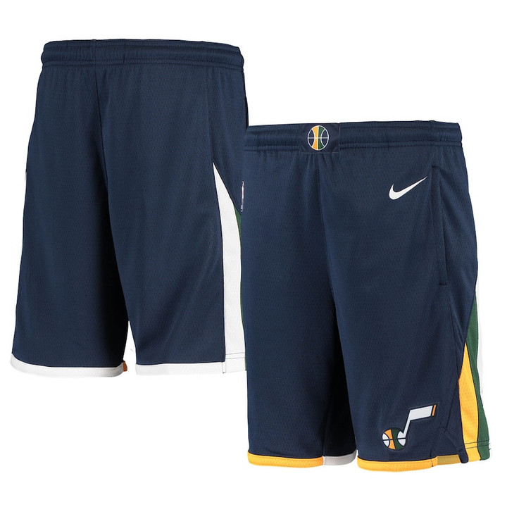 Utah Jazz  Youth 2020/21 Swingman Shorts - Icon Edition - Navy