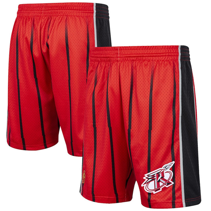 Houston Rockets  Hardwood Classic Reload Swingman Shorts - Red