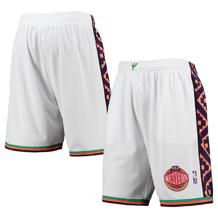 Western Conference  Hardwood Classics 1995 All-Star Game Swingman Shorts - White