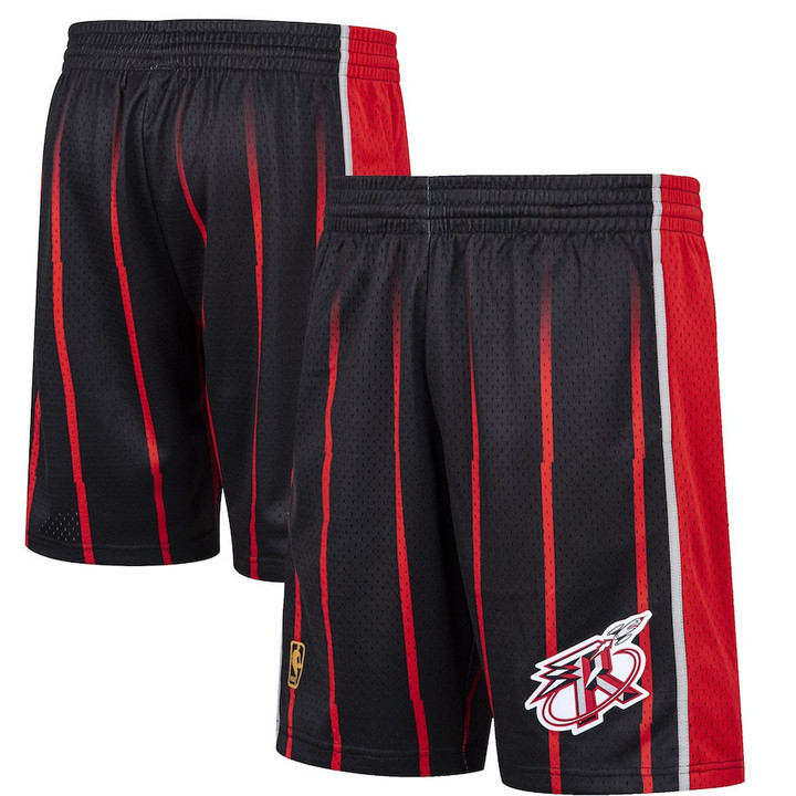 Houston Rockets  Hardwood Classic Reload Swingman Shorts - Black