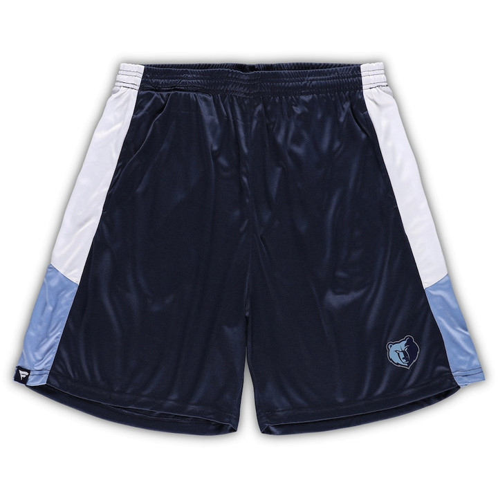 Memphis Grizzlies s Branded Big & Tall Champion Rush Practice Shorts - Navy