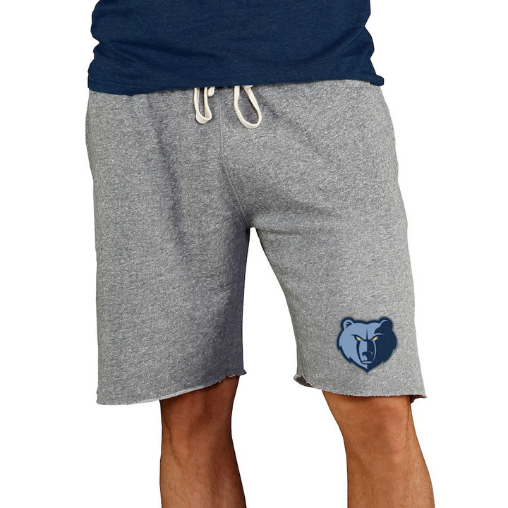 Memphis Grizzlies Concepts Sport Mainstream Terry Shorts - Gray