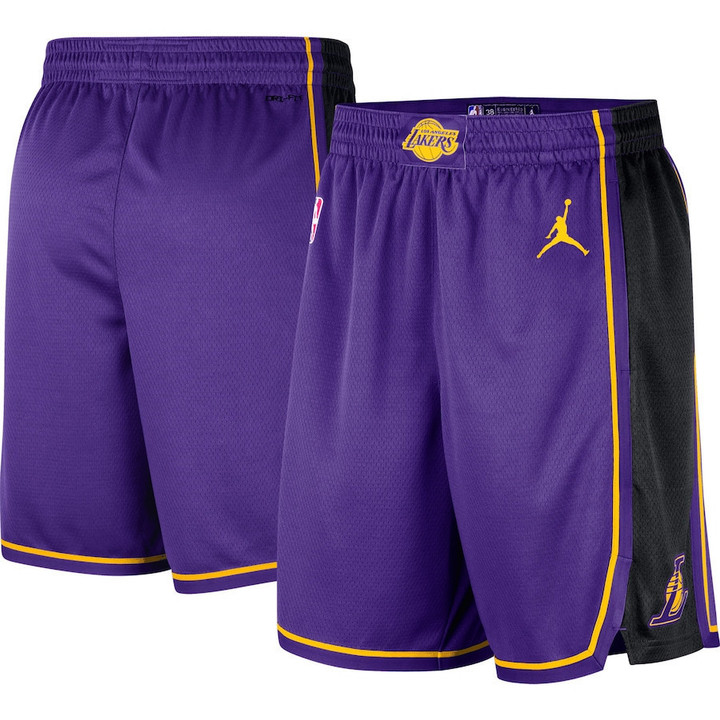 Los Angeles Lakers  2022/2023 Statement Edition Swingman Performance Shorts - Purple