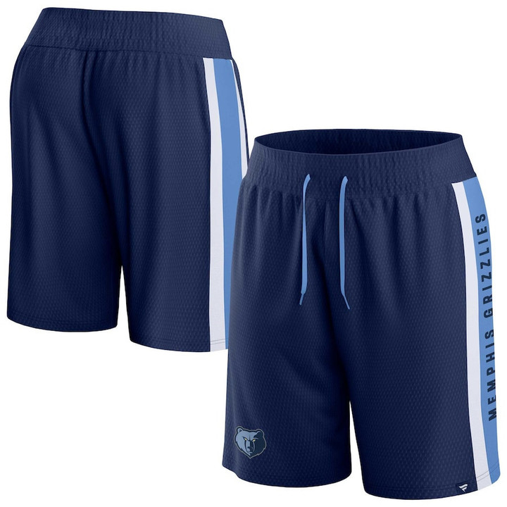 Memphis Grizzlies s Branded Referee Iconic Mesh Shorts - Navy