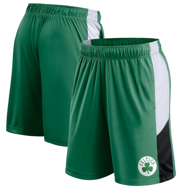 Boston Celtics s Branded Champion Rush Colorblock Performance Shorts - Charcoal