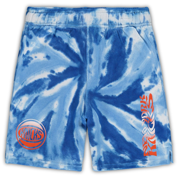New York Knicks Preschool Santa Monica Shorts - White/Blue