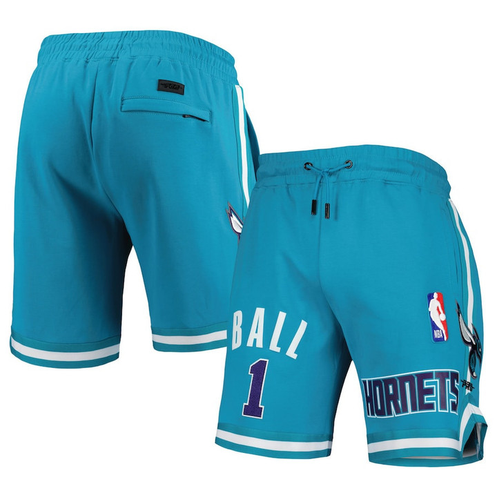 LaMelo Ball Charlotte Hornets Pro Standard Player Replica Shorts - Teal