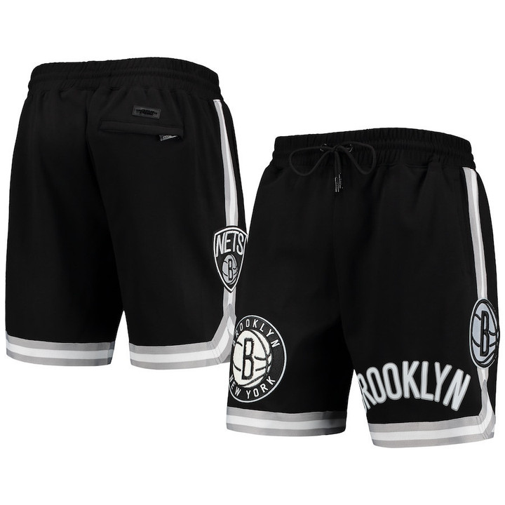 Brooklyn Nets Pro Standard Chenille Shorts - Black
