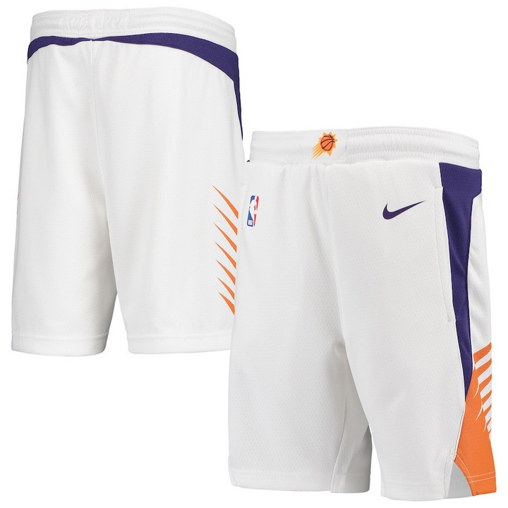 Phoenix Suns  Youth Association Swingman Performance Shorts - White