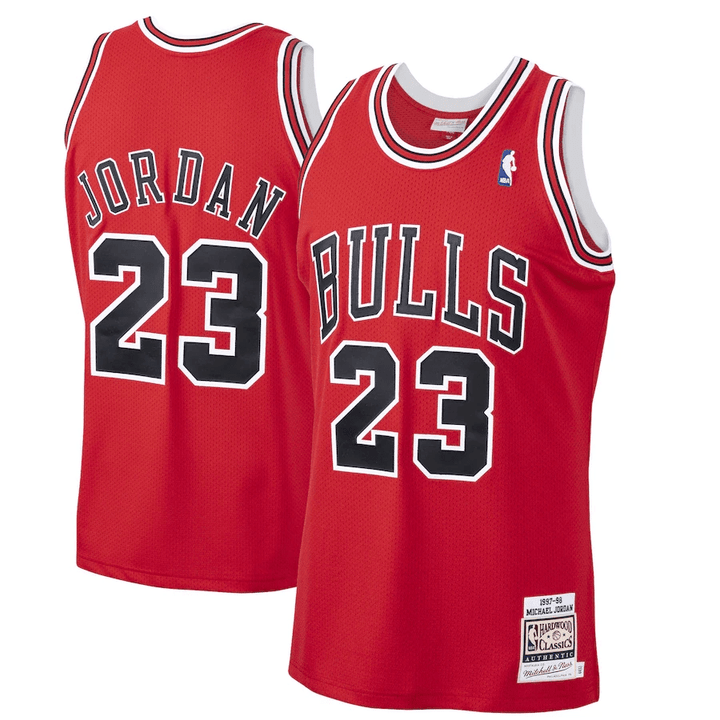 Women's Michael Jordan Chicago Bulls 1997-98 Hardwood Classics Player Jersey - Red