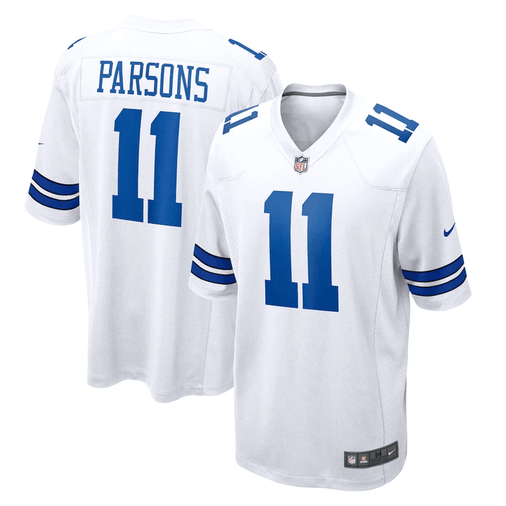 Youth's Micah Parsons Dallas Cowboys Game Jersey - White
