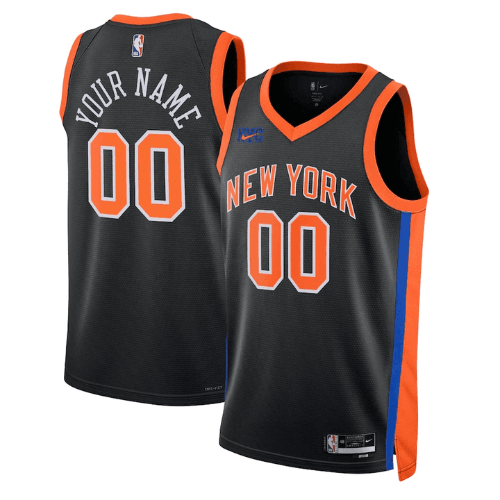 Youth's New York Knicks Custom #00 City Edition Swingman Jersey 2022-23