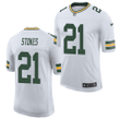 Eric Stokes Green Bay Packers 2021 NFL Draft Classic Limited- White Jersey