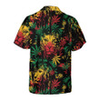 Lion Head With Cannabis Marijuana Leaves Lion Hawaiian Shirt, Button Up Lion Shirt For Men & Women, Cool Gift For Lion Lover