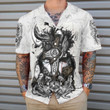 Viking Tattoo Hawaiian Shirt, Viking Odin Shirt For Men And Women