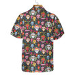 Sugar Skull Pattern Dia De Los Muertos Hawaiian Shirt, Mexican Sugar Shirt, Best Day Of The Dead Gift