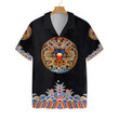 Symmetrical Chinoiserie Dragon Black EZ05 2808 Hawaiian Shirt