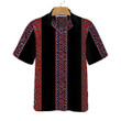 Traditional Tribal Pattern Native American Hawaiian Shirt, Ethnic Pattern American Indian Shirt