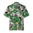 Tropical Alpaca Pattern Hawaiian Shirt, Funny Alpaca Print Shirt For Men & Women