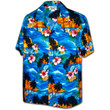Diamond Head Sunset Blue Hawaiian Shirt