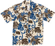Groovy Jungle Blue Hawaiian Shirt